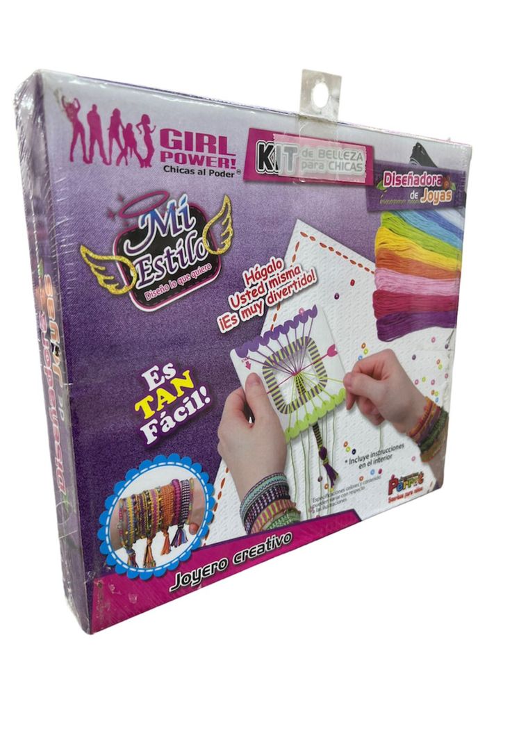 Set De Mostacillas Para Hacer Pulseras Girl Power-3