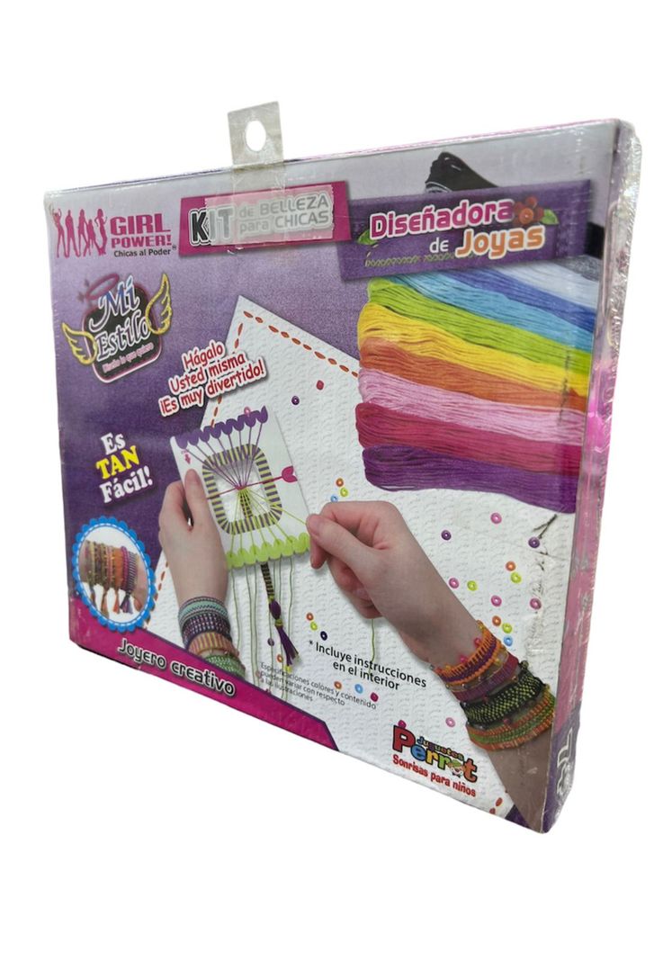 Set De Mostacillas Para Hacer Pulseras Girl Power-4