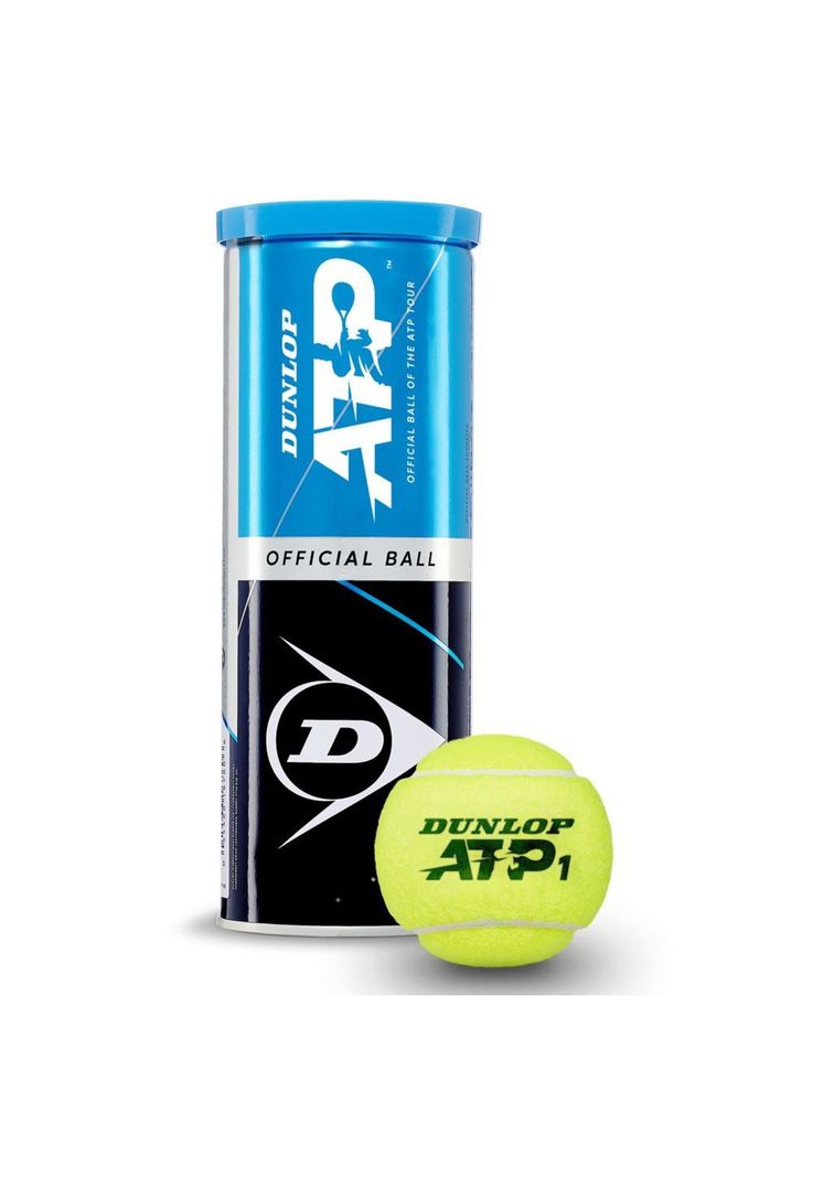 Tarro De Pelotas Tenis Dunlop Atp X3-0
