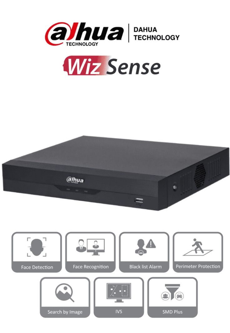 Nvr Dahua 4ch/4 Puertos Poe Dhi-nvr2104hs-p-i2 Wiz sense-1