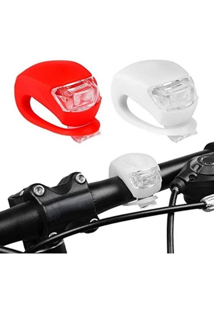Pack 2 Luces Led Silicona Bicicleta Mtb Ciclismo-2