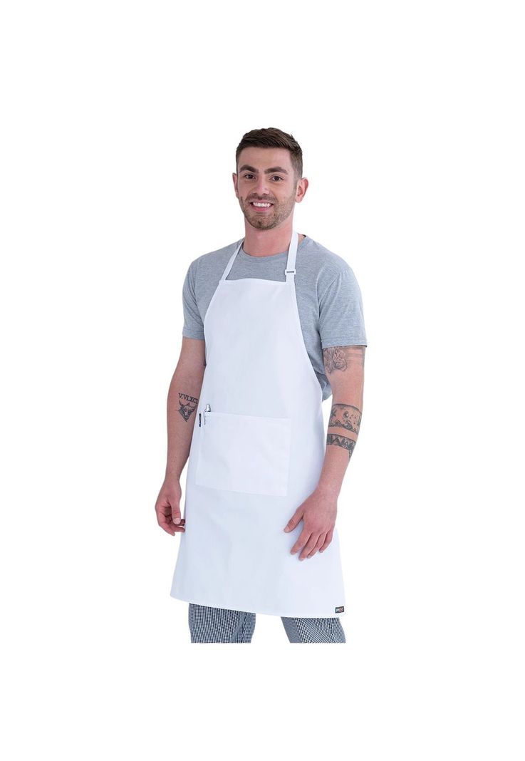 Pack 2 Pecheras | Delantales Chef Barberia Restaurante B&N-1