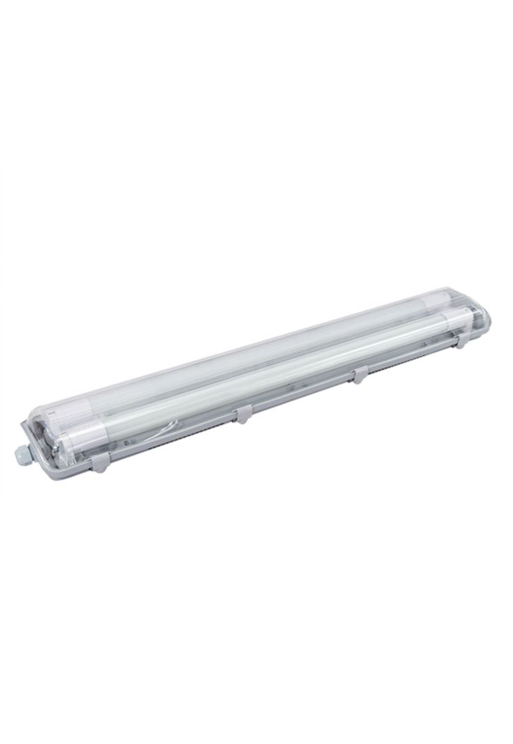Equipo Estanco LED 120cm con 2 Tubos LED de 18W IP65 Blanco