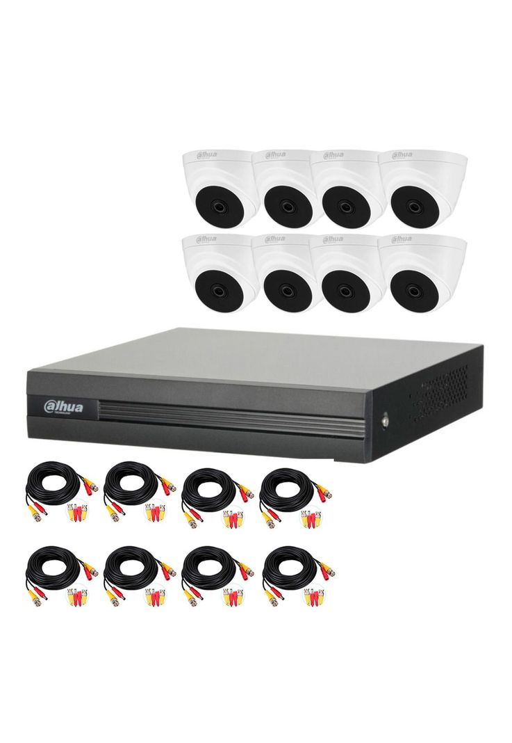 Kit Profesional Dahua Interior 8 Ch + 8 Cam 720p + 1TB-0