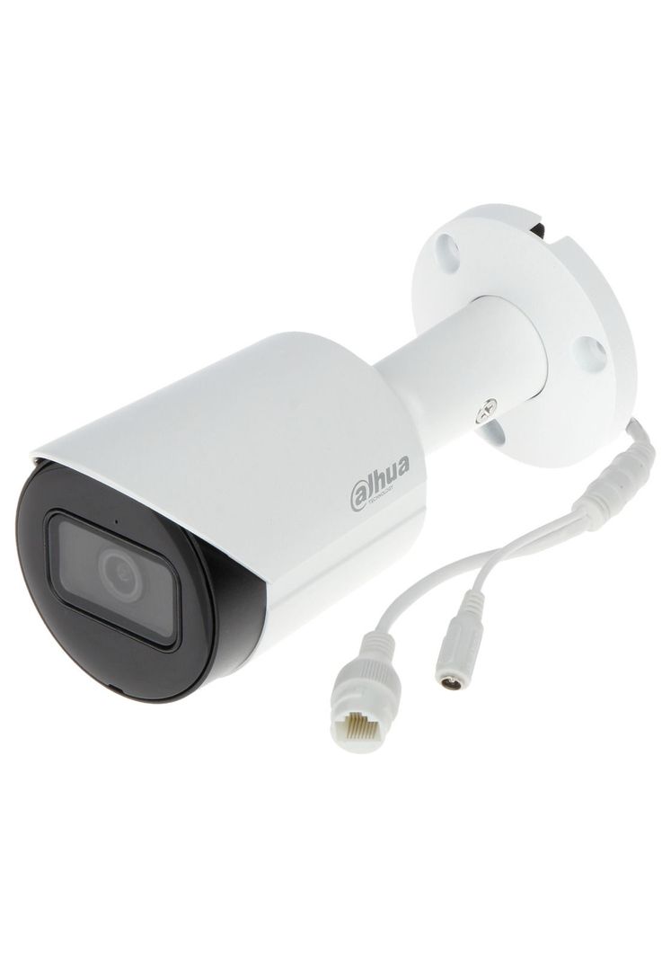 Cámara Ip Dahua Poe Bala 4mp 2.8mm Con Micrófono Metálica-0
