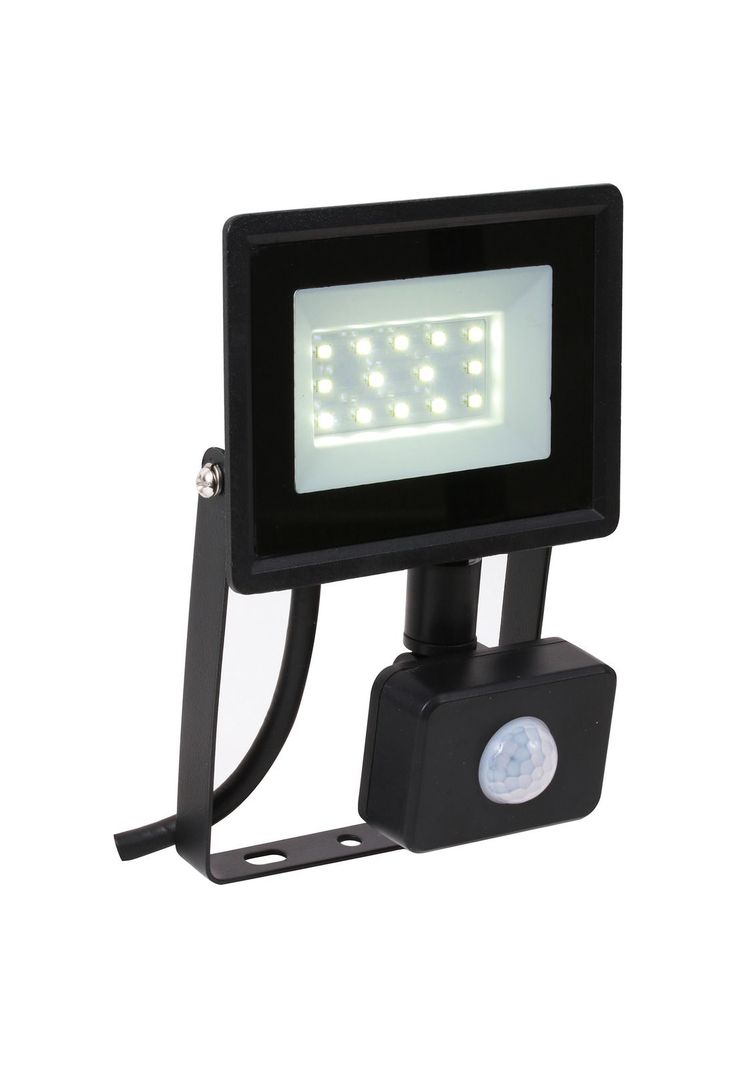 Proyector de area LED ultra plano con sensor de movimiento de 20W, luz dia Diseno 2