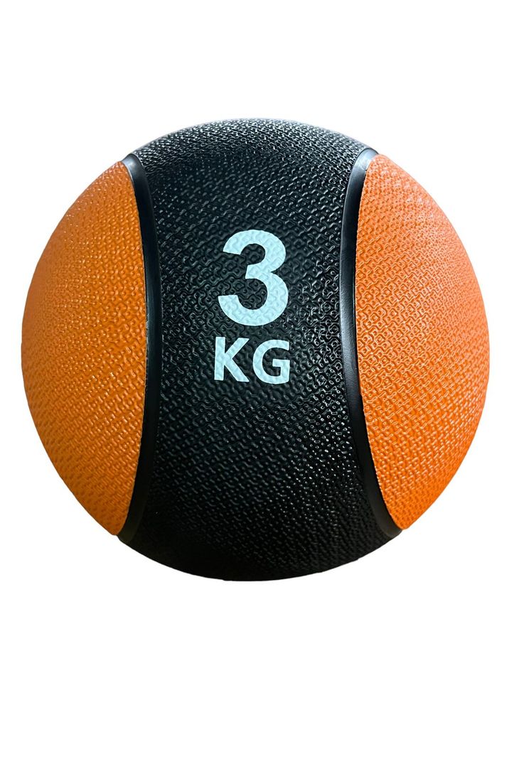 Balon Medicinal Con Rebote | Kinesiologia | Crossfit 3 KG-0