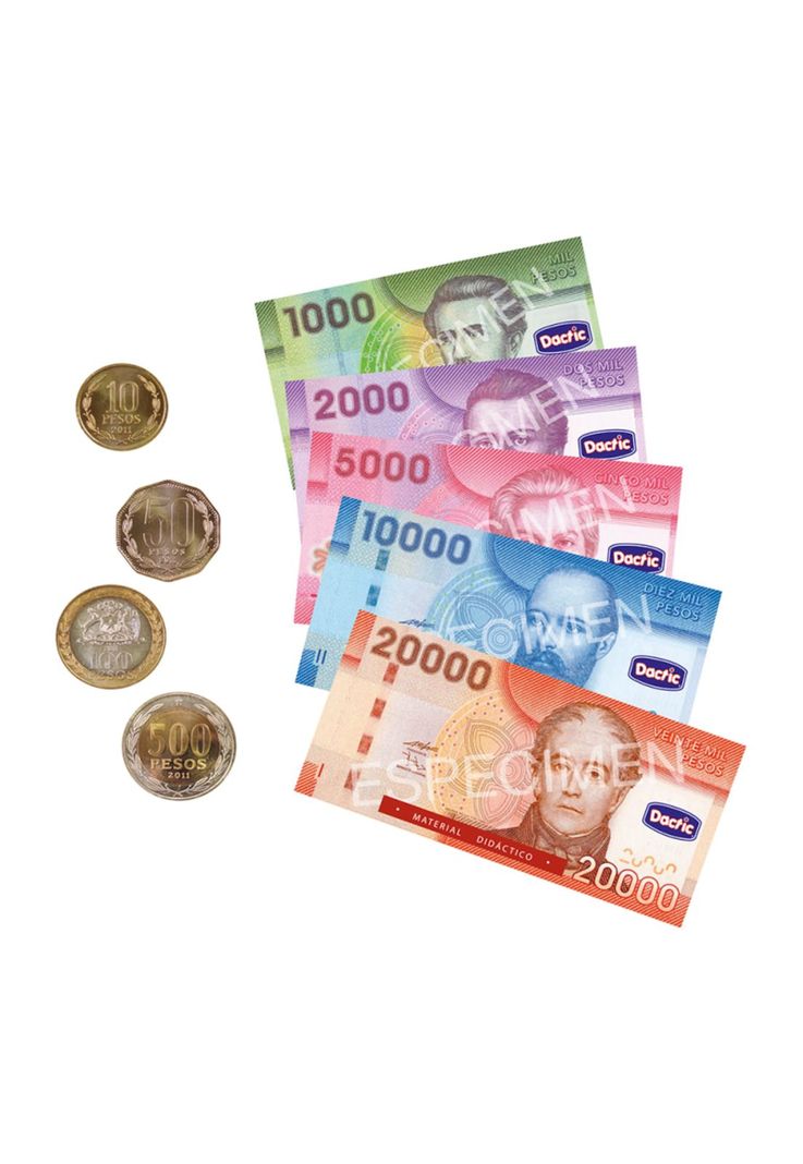 Juego de Mesa Billete y Moneda Dactic