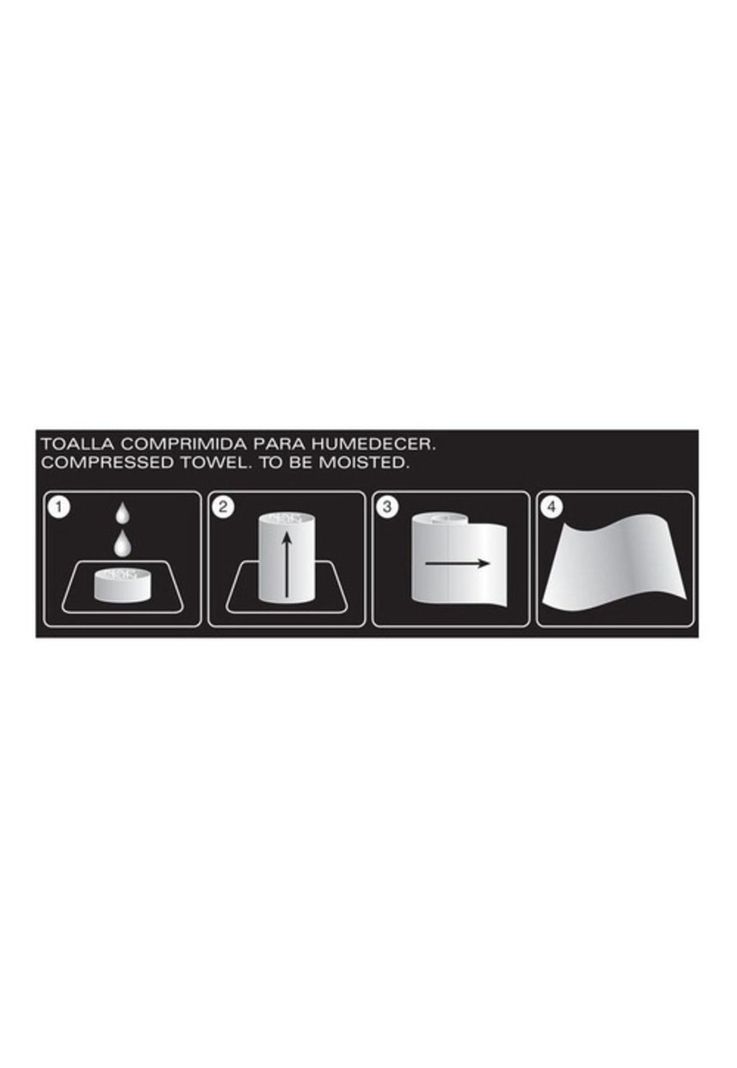 Toallitas Humedas Comprimidas Napkin Pack 100 Unidades-2