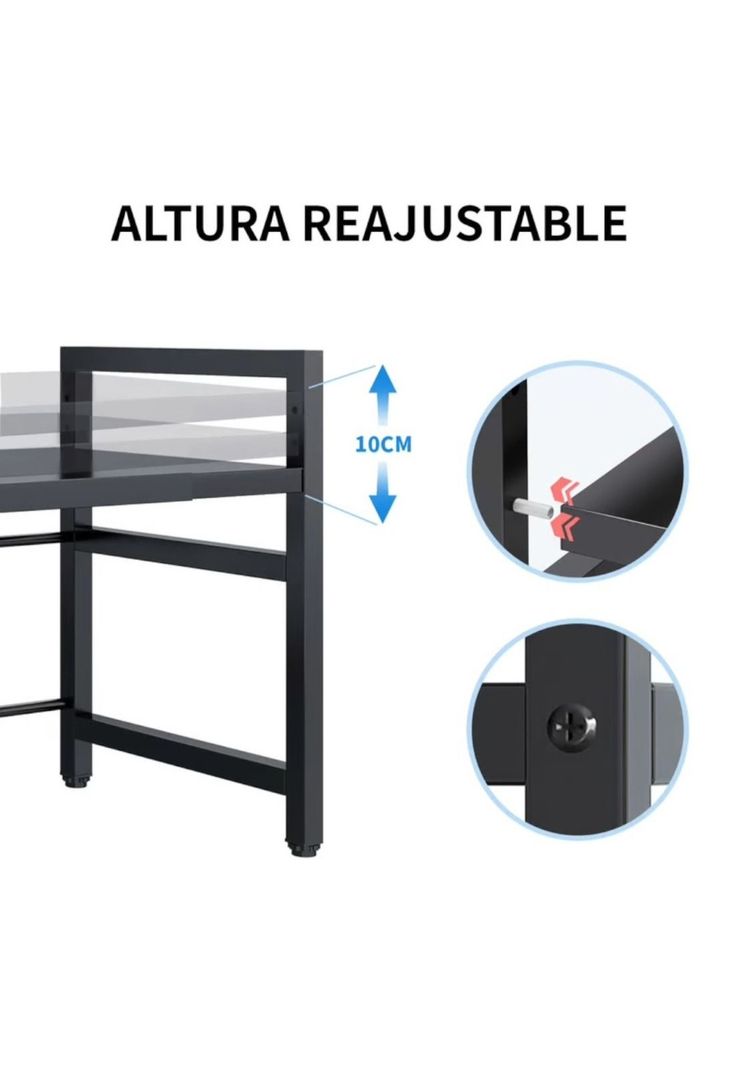 Estante Repisa Extensible Horno Microondas Organizador-3