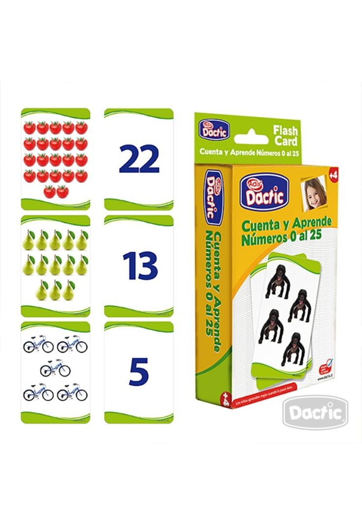 Cuenta y Aprende: Numeros del 0 al 25 en Laminas Divertidas Diseno 2