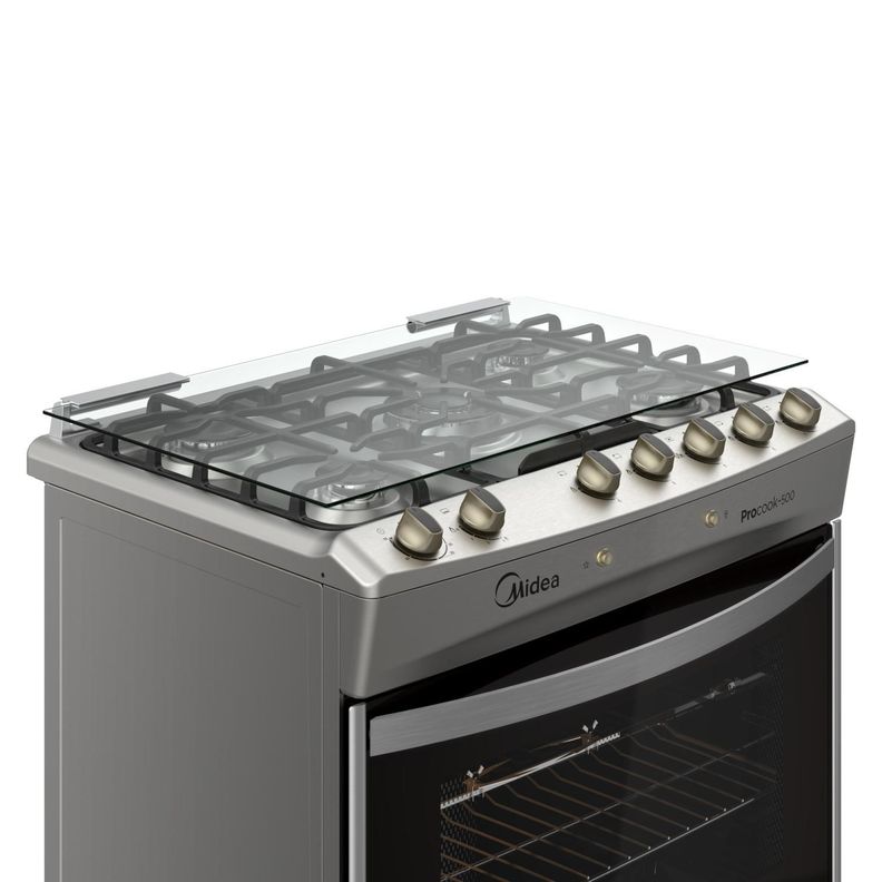 Cocina 5 Quemadores Midea Gas Licuado Mcg-5Qpi30Ns-7