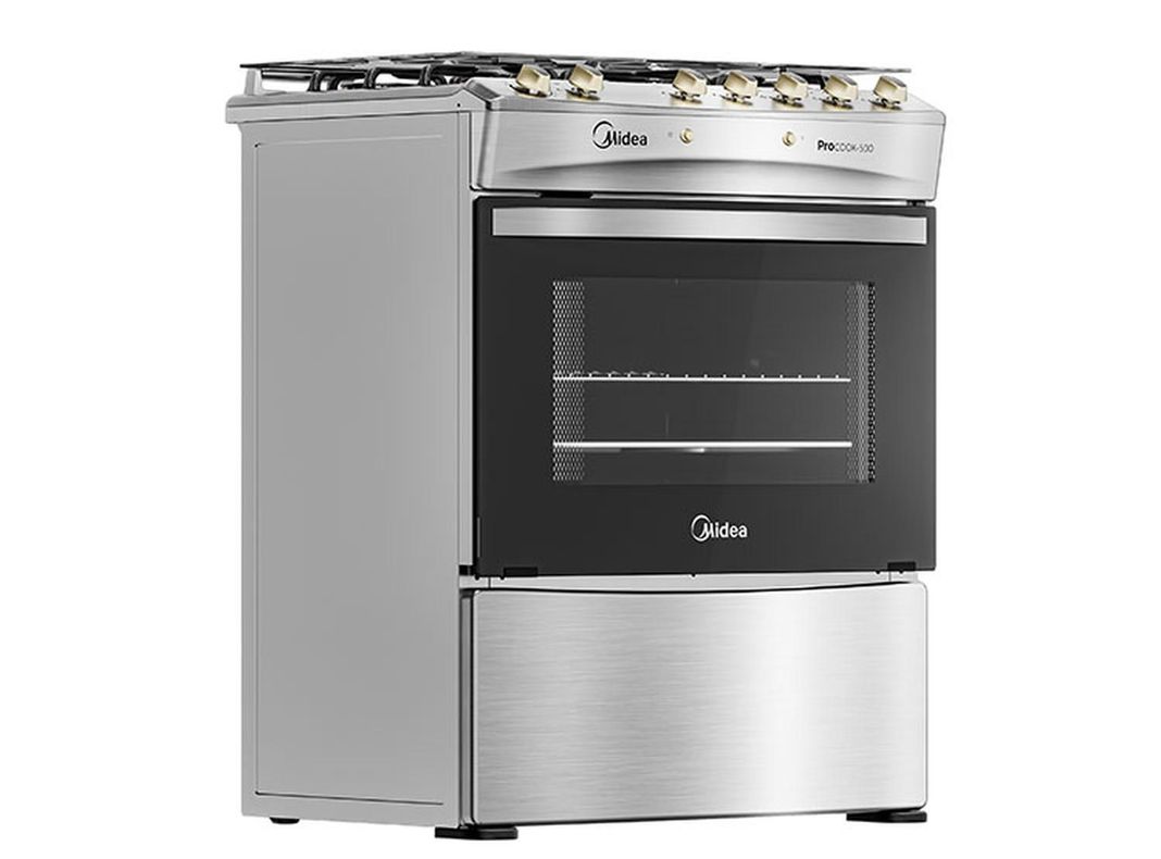 Cocina 5 Quemadores Midea Gas Licuado Mcg-5Qpi30Ns-8