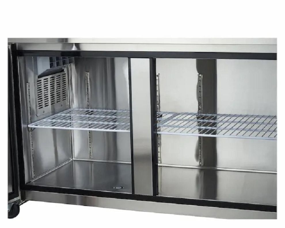 Mesón Refrigerado 2 Ptas Acero Inox. Vmr2Ps-260 Ventus-2