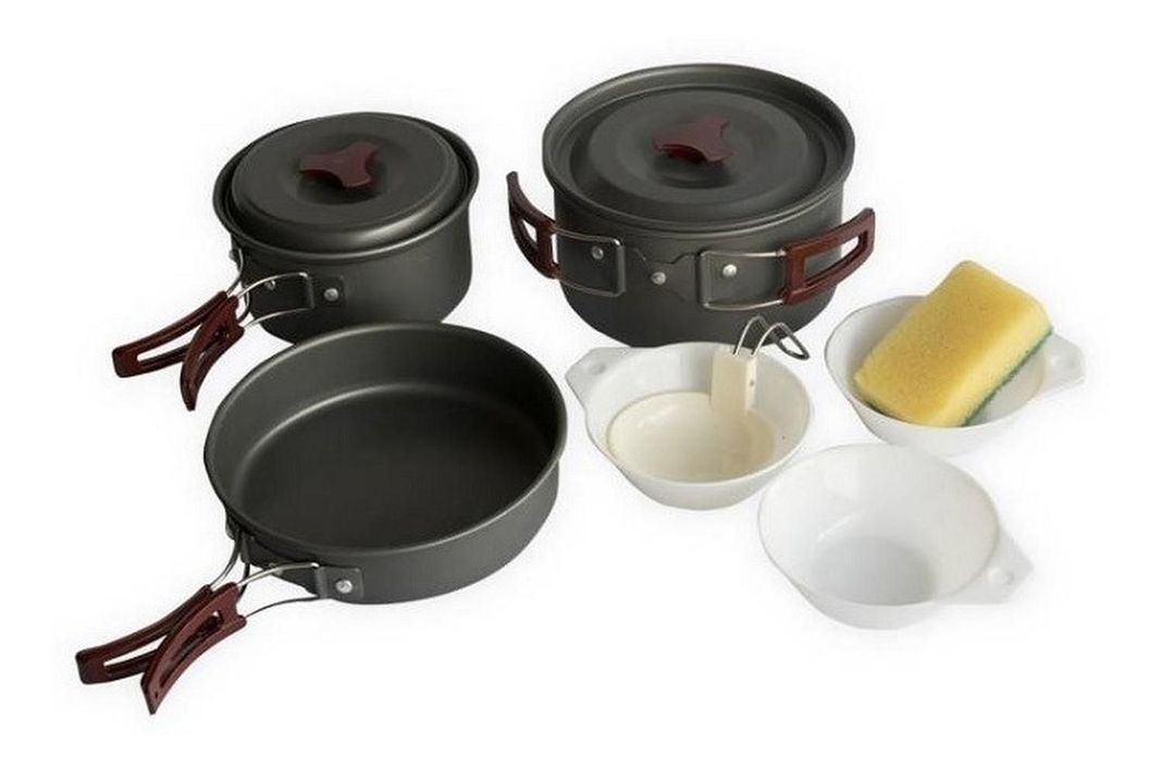 Set Olla Camping 8 Accesorios De Cocina-0