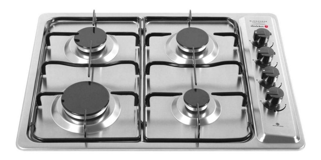 Encimera A Gas 4 Platos Sindelen Inox Ceg-4600in Plateado