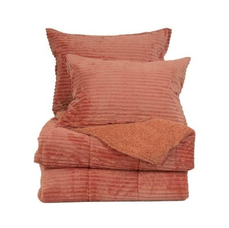 Plumón Corduroy Coral Sherpa 1.5 P Terracota-0
