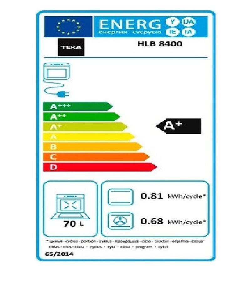 Horno Empotrado Eléctrico Teka Hlb-8400 70 Lt White-4