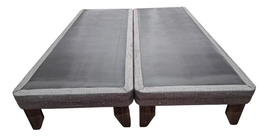 Base De Cama Europea 2 Plazas Dividida 190 Cm Largo-0