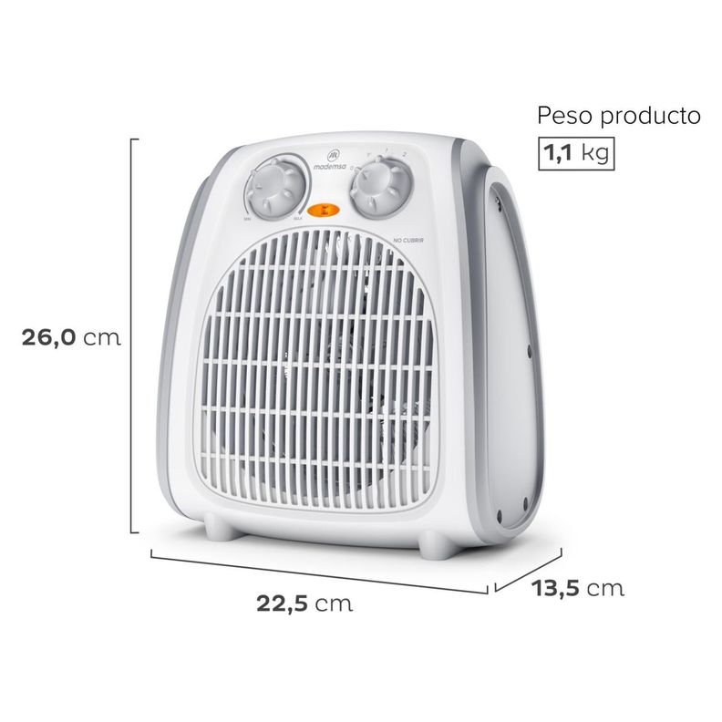 Termoventilador Mademsa TV300 1800W-5