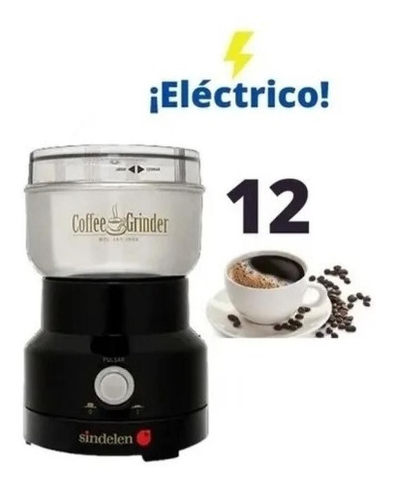 Molinillo Eléctrico De Café Sindelen 12 Tazas-4