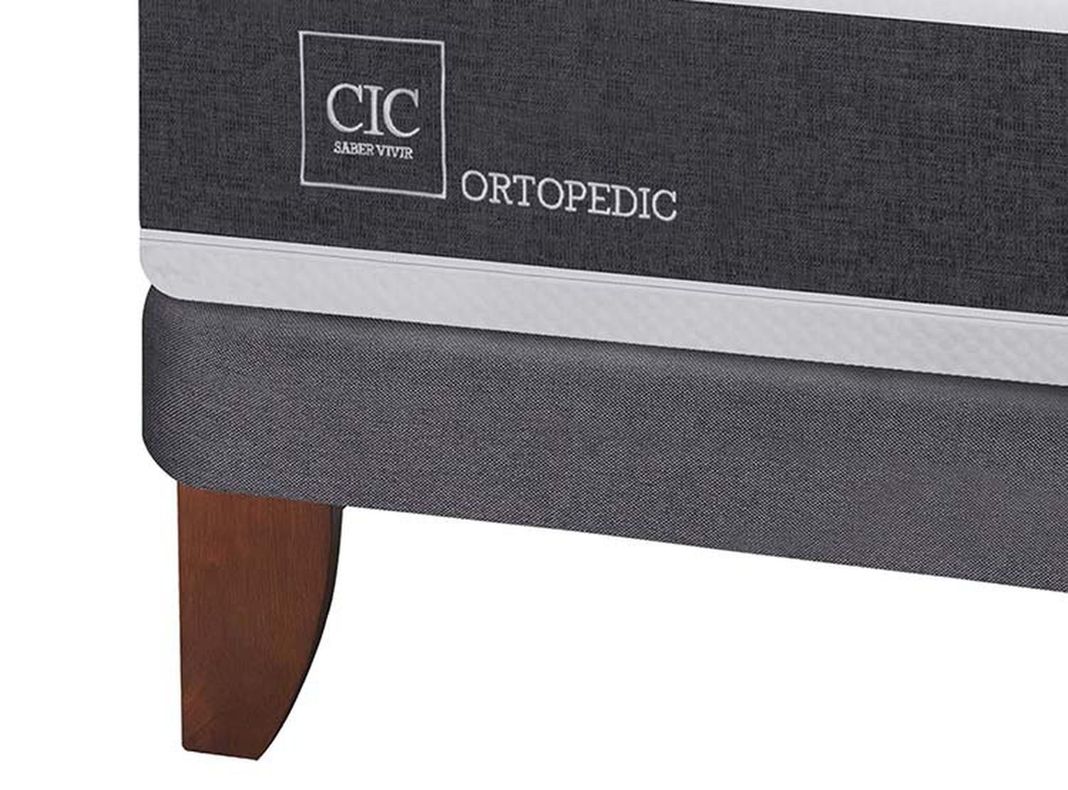 Cama Europea New Ortopedic BD King + Respaldo Baker-2