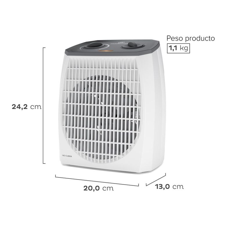 Termoventilador Mademsa TV500 2000 W-4