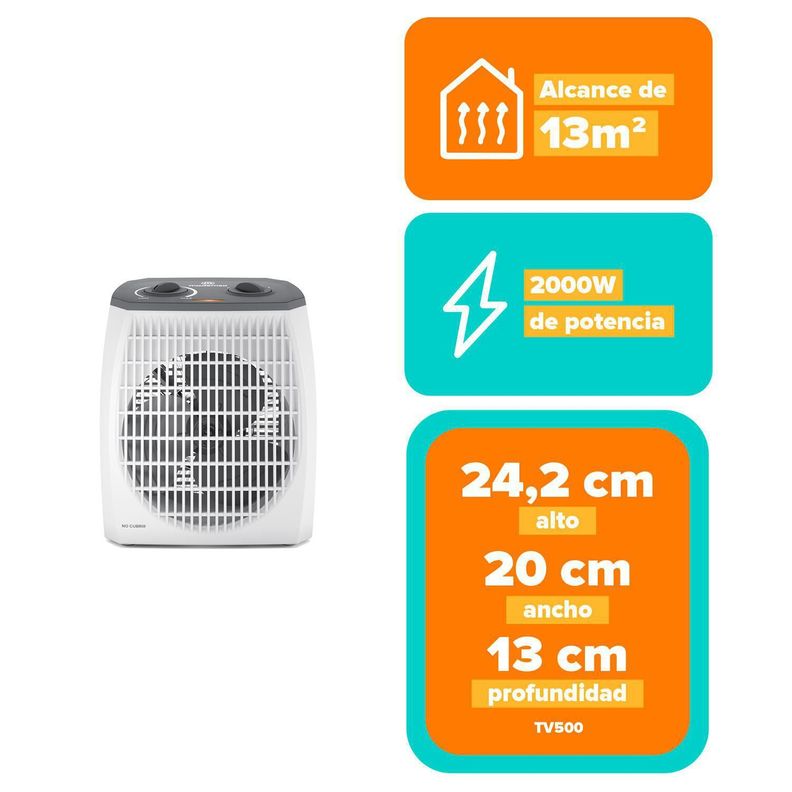 Termoventilador Mademsa TV500 2000 W-5
