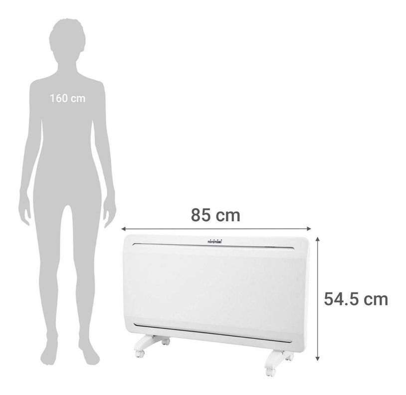 Convector Eléctrico Toyotomi 2 Kw Ce-2072w Wifi-3