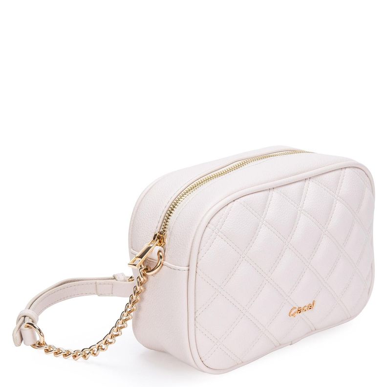 Cartera  Bando Gran  Gacel  Off White  Car3183-2