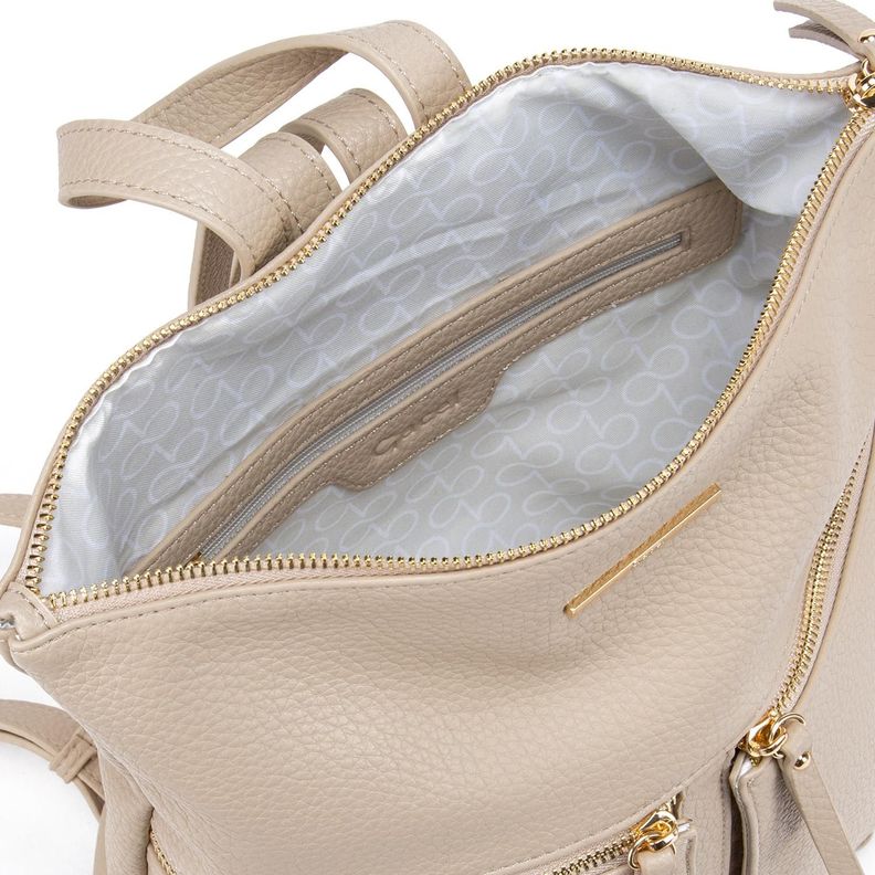 Mochila  Moch Grand  Gacel  Off White  Car3252-4