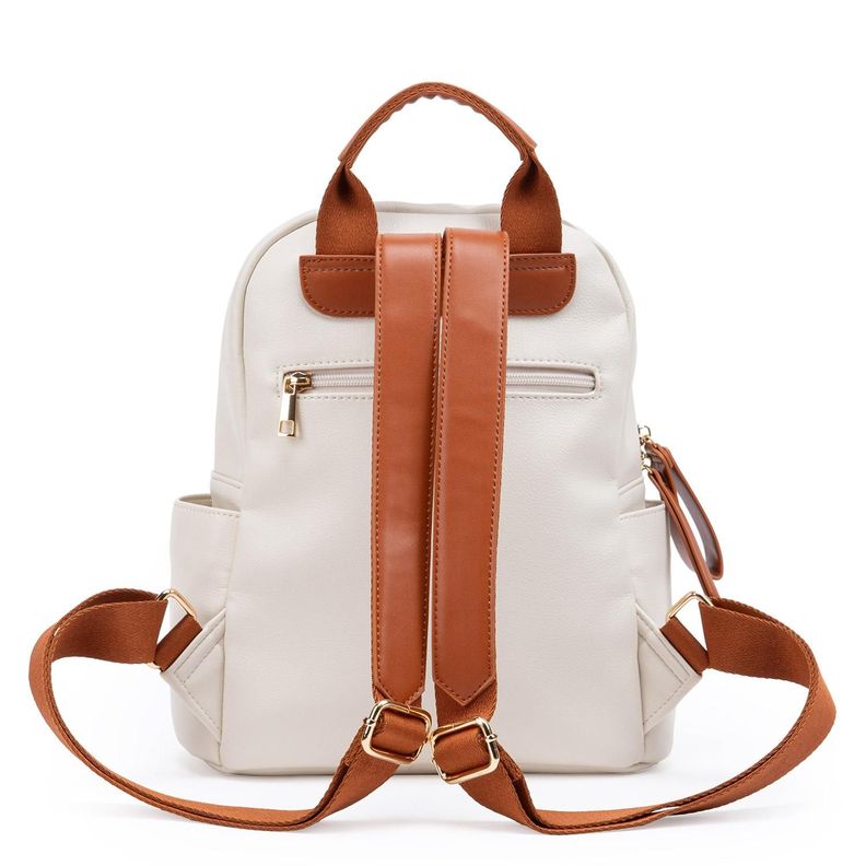 Mochila  Moch Grand  Gacel  Off White  Car3256-1