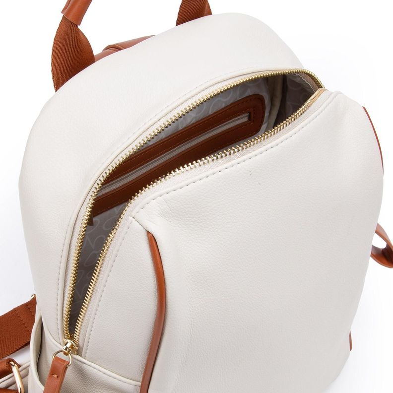 Mochila  Moch Grand  Gacel  Off White  Car3256-4