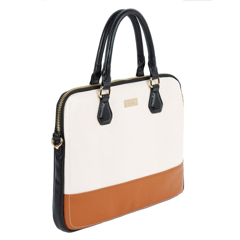 Maletin  Male Noteb  Gacel  Off White  Mal038-2