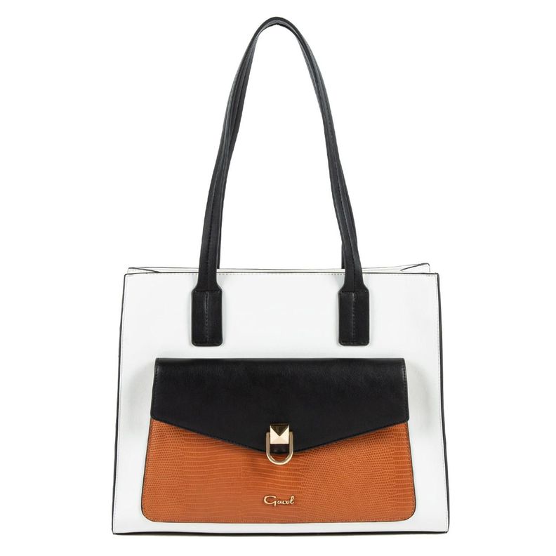 Cartera  Dos Asas G  Gacel  Negro  Car3039-0