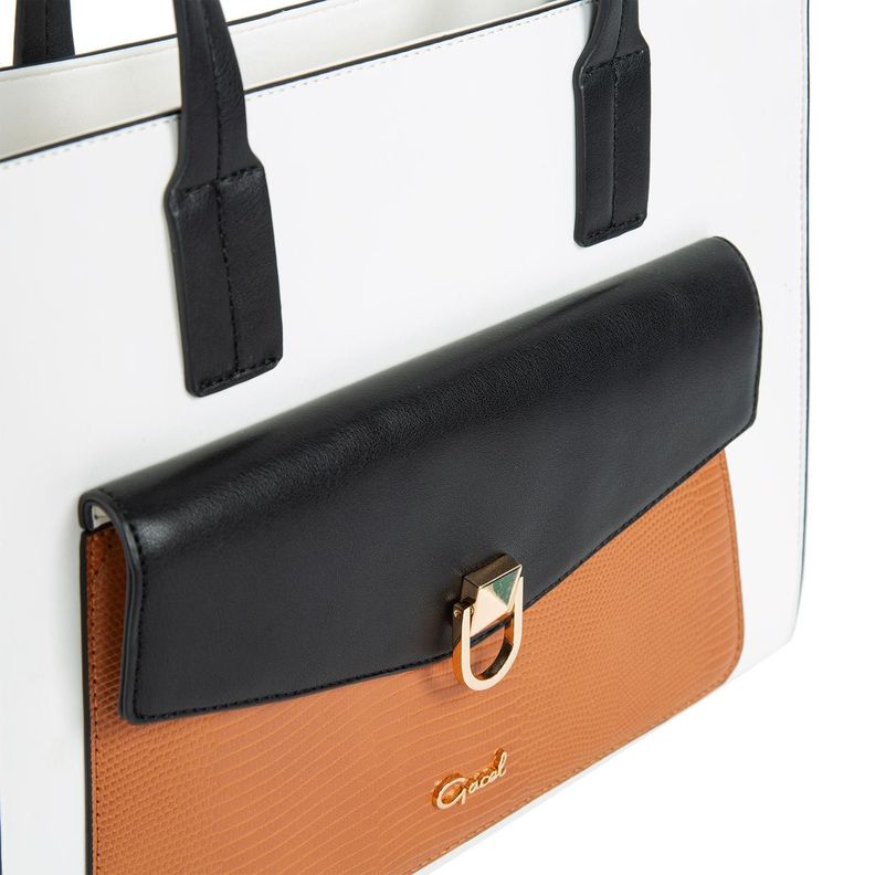 Cartera  Dos Asas G  Gacel  Negro  Car3039-3