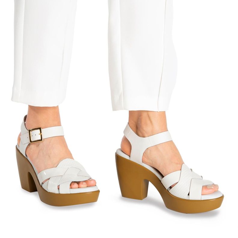 Sandalia  0213  Gacel  Blanco  0659760-1