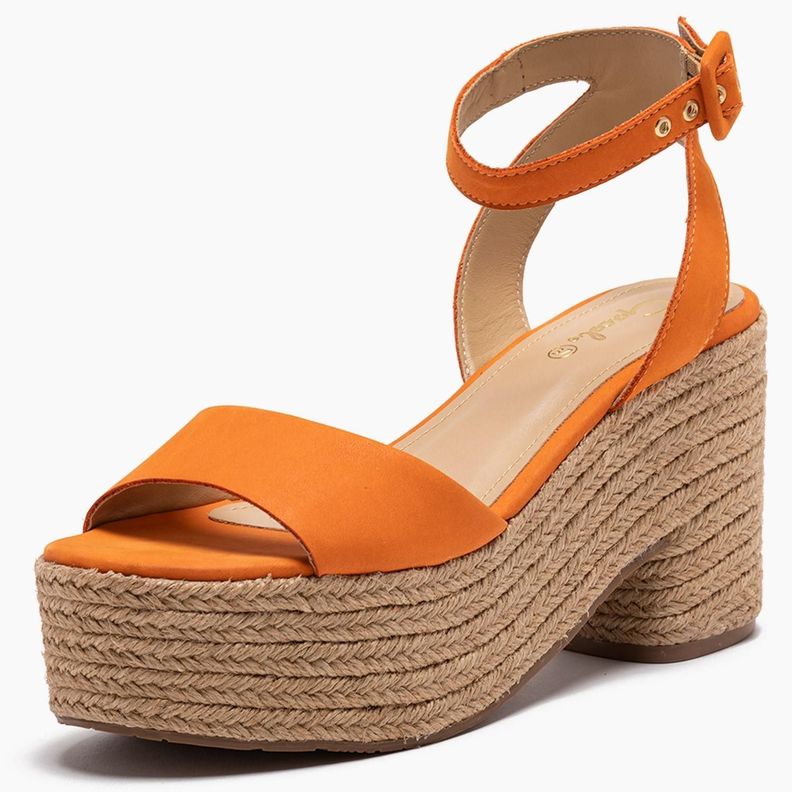 Sandalia  0313  Gacel  Naranjo  0658340-2