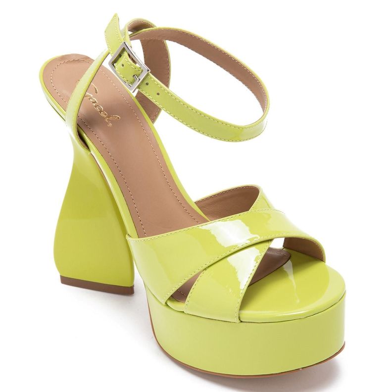 Sandalia  Trina  Gacel  Verde Limon  0659113-1