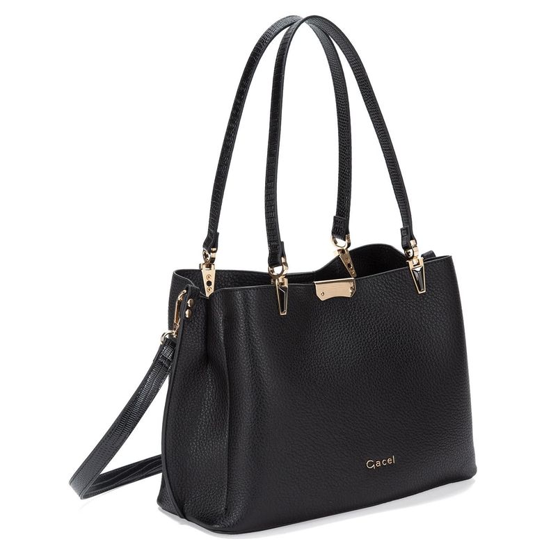 Cartera  Dos Asas G  Gacel  Negro  Car3174-2