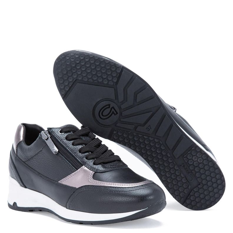 Zapatilla  0180  Gacel  Negro 0660196-2