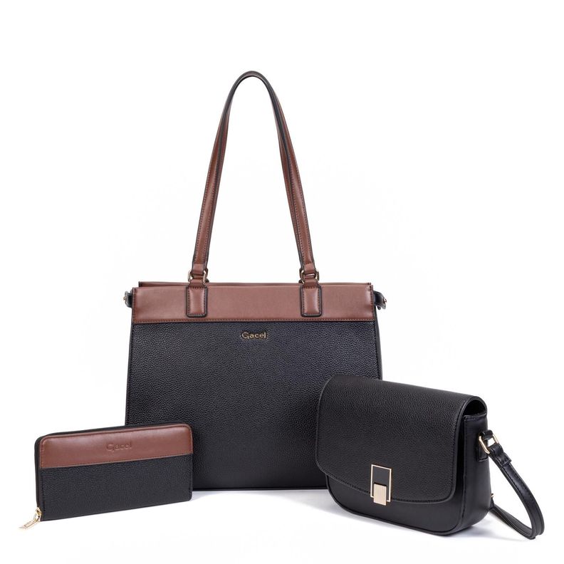 Cartera  Shop Prom  Gacel  Chocolate  Car3221-0