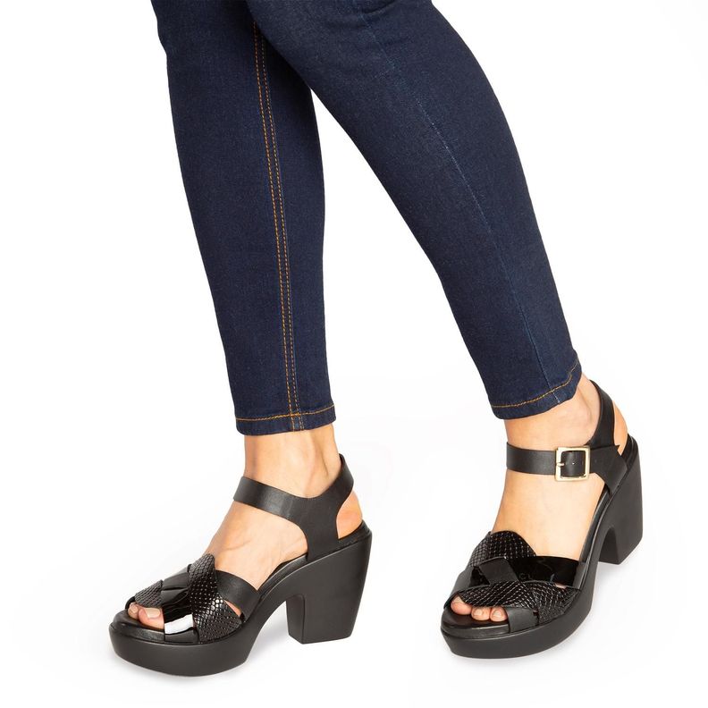 Sandalia  0213  Gacel  Negro  0659504-1