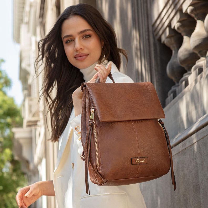 Mochila  Mochila Pe  Gacel  Cafe  Car2950-0