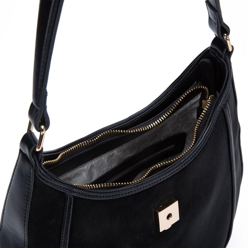 Cartera  Oval Grand  Gacel  Negro  Car3211-5