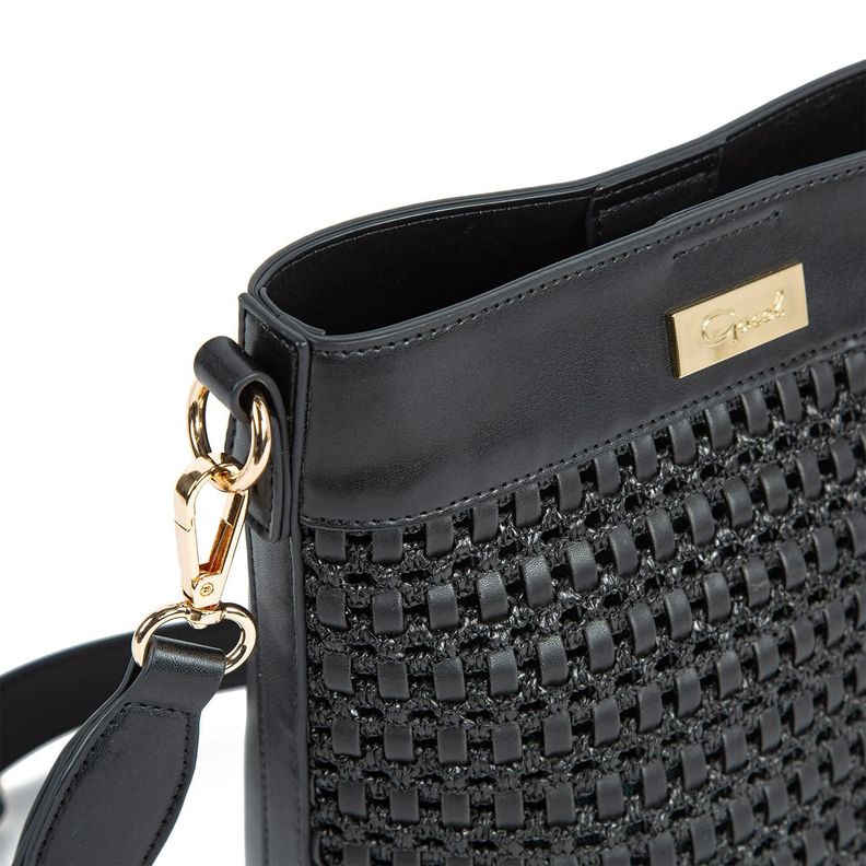 Cartera  Bucket  Gacel  Negro  Car3024-3