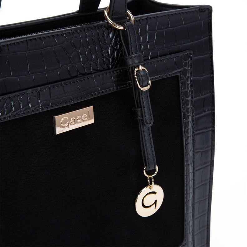 Cartera  Dos Asas G  Gacel  Negro  Car3217-3