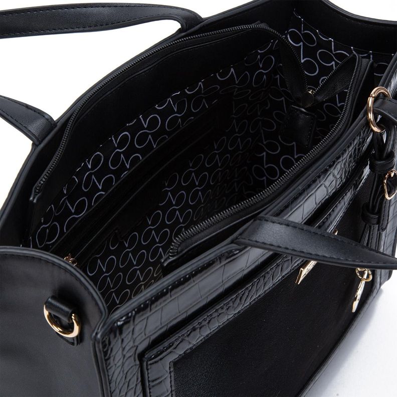 Cartera  Dos Asas G  Gacel  Negro  Car3217-4