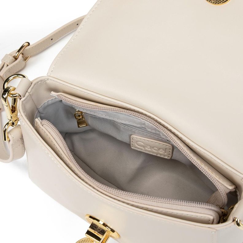 Cartera  Bandol Peq  Gacel  Off White  Car3224-5