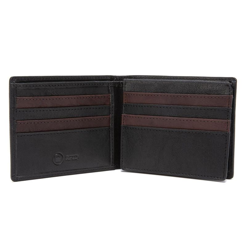 Billetera  Bill Flap  Guante  Negro  Bi441-2